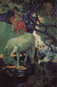Paul Gauguin Whitehorse France oil painting artist